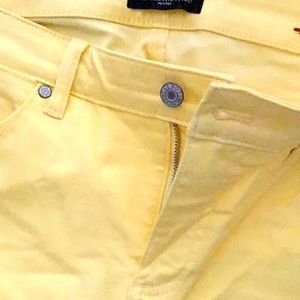 Talbots yellow jeans ankle petite. Never worn.